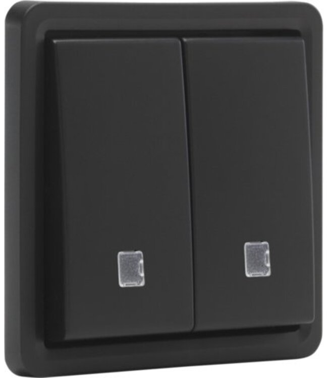 Niko waterdichte drukknop met 2 x N.O. met lens Niko-761-35100