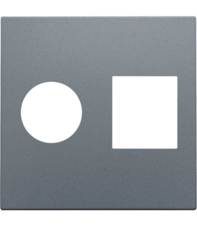 Niko afwerkingsset, alu grey coated, TV-UTP, 220-65702