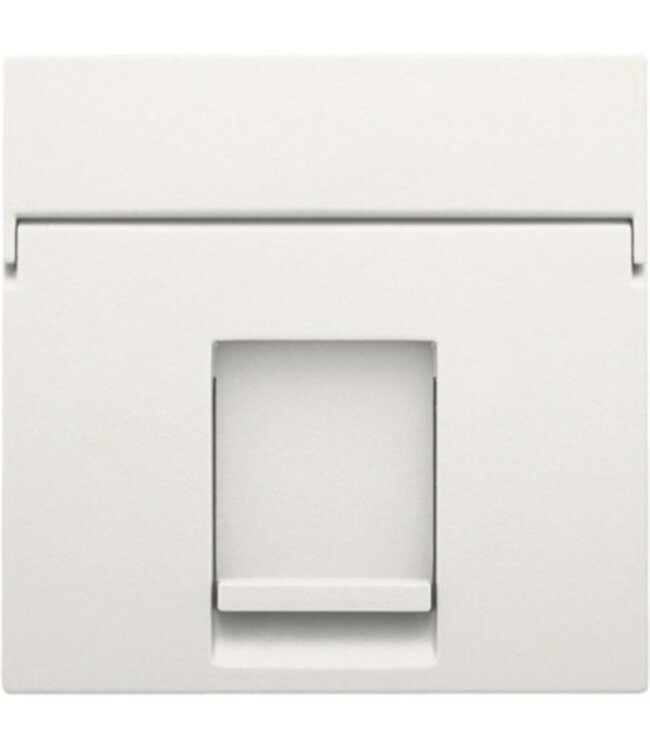 Niko afwerkingsset voor enkelvoudige datacontactdoos kleur wit / 101-65100