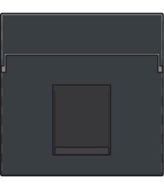 Niko afwerkingsset, anthracite, enkelvoudige datacontactdoos, 122-65100