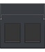 Niko afwerkingsset, Anthracite, tweevoudige datacontactdoos, 122-65200
