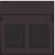Niko afwerkingsset, Bruin, tweevoudige datacontactdoos, 124-65200