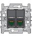 Niko Sokkel tweevoudig RJ45 UTP Cat5e 170-66152