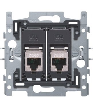 Niko Sokkel tweevoudig RJ45 STP Cat5 170-66156