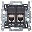 Niko Sokkel tweevoudig RJ45 STP Cat5 170-66156