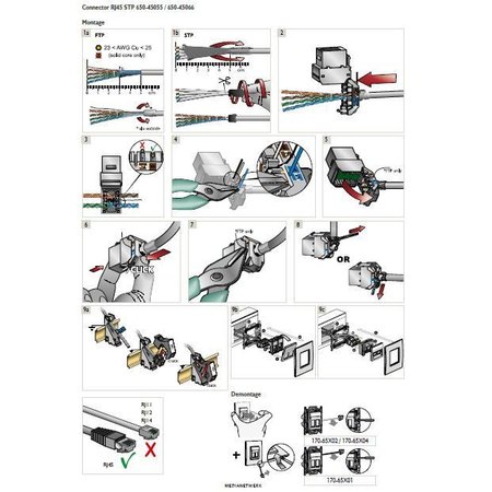 Niko Sokkel tweevoudig RJ45 STP Cat5 170-65156