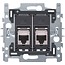 Niko Sokkel tweevoudig RJ45 STP Cat6 170-66167