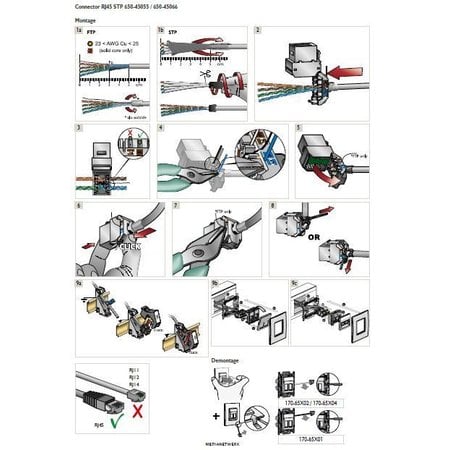 Niko Sokkel tweevoudig RJ45 STP Cat6 170-65167