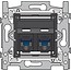 Niko Sokkel tweevoudig RJ45 UTP Cat6 (schuin)170-65362