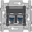 Niko Sokkel tweevoudig RJ45 STP Cat6 (schuin)170-65367