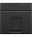 Niko afwerkingsset voor enkelvoudige datacontactdoos Piano Black 200-65100