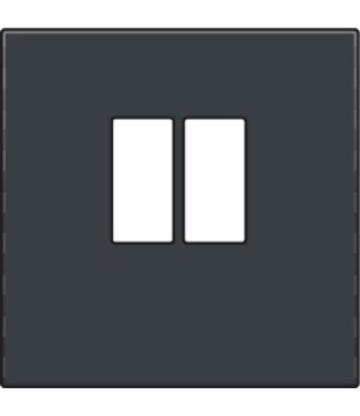 Niko afwerkingsset, Athracite, enkelvoudige luidsprekeraansluiting, 122-69801