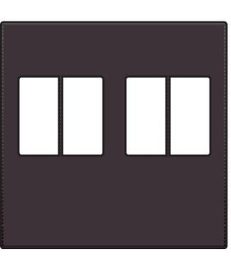 Niko afwerkingsset, Bruin, luidspreker, 124-69701