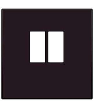 Niko afwerkingsset, Bruin, enkelvoudige luidsprekeraansluiting, 124-69801