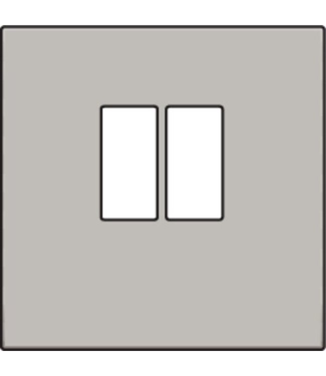 Niko afwerkingsset voor enkelvoudige luidsprekeraansluiting kleur Champagne / 157-69801