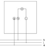 Theben LED-straler met bewegingsmelder The Leda S17 WH