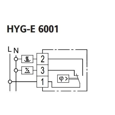 Theben Hygrostaat-vochtigheidsmeter HYG-E-6001