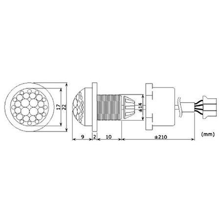 Velleman Mini inbouwbewegingsmelder 230V - PIR415