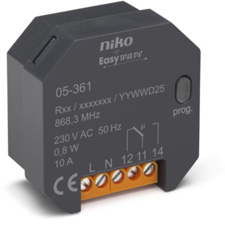 Niko Niko 1- kanaal Easywave ontvanger - wisselcontact