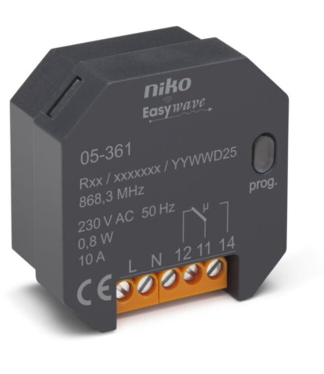 Niko Niko 1- kanaal Easywave ontvanger - wisselcontact