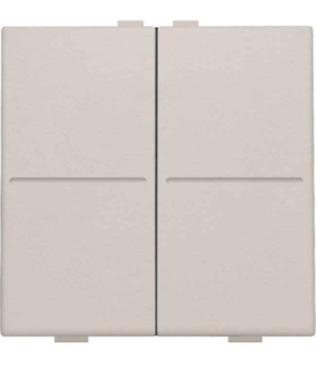 Niko Viervoudige Toets,Light grey, voor Draadloze bedieningsknop