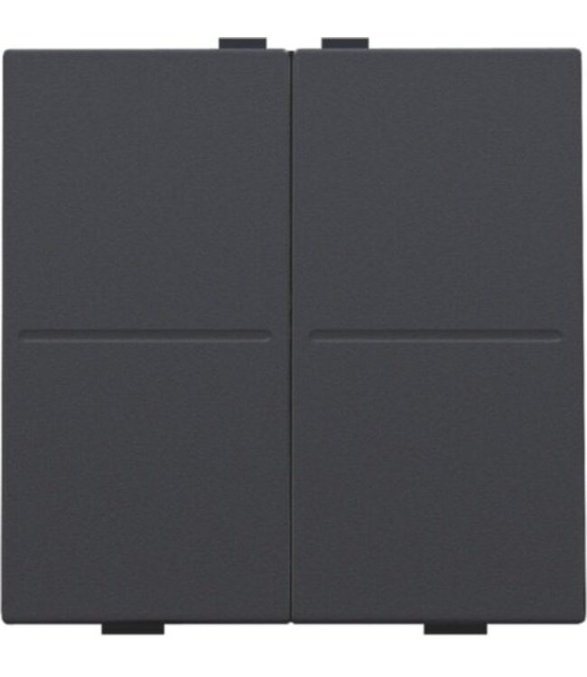 Niko Viervoudige Toets,antraciet, voor Draadloze bedieningsknop