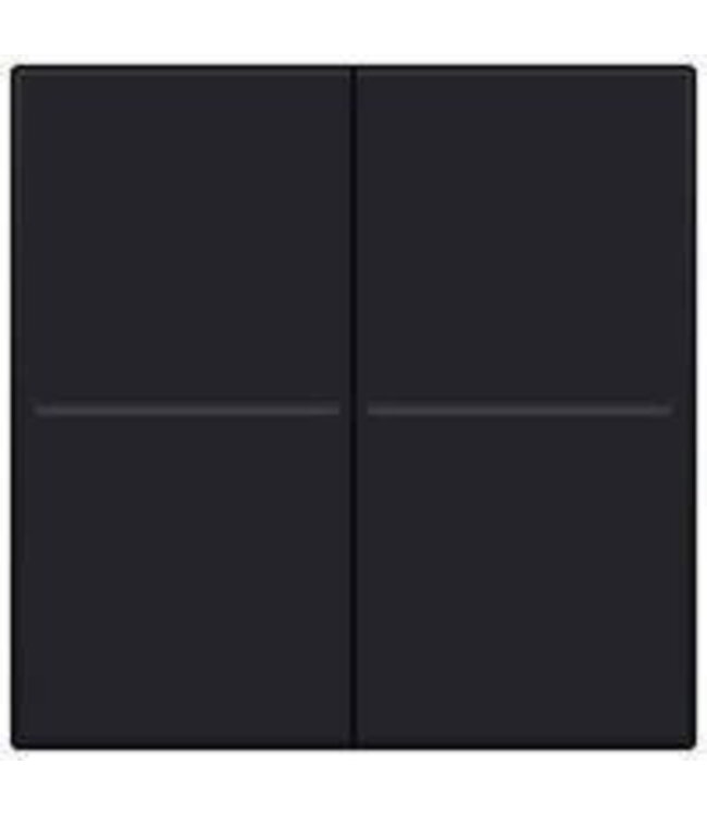 Niko Viervoudige Toets,antraciet, voor Draadloze bedieningsknop