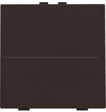 Niko enkelvoudige Toets,dark Brown, voor Draadloze bedieningsknop