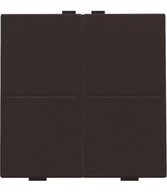 Niko Viervoudige Toets,dark Brown, voor Draadloze bedieningsknop