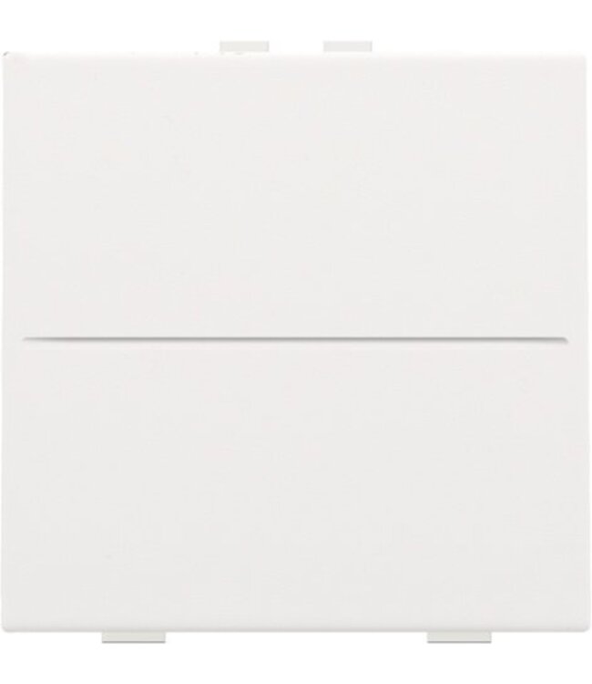 Niko enkelvoudige Toets,white coated, voor Draadloze bedieningsknop