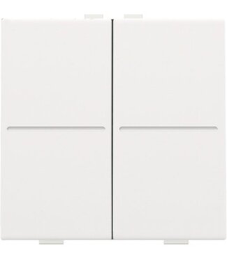 Niko Viervoudige Toets, draadloze bediening, white coated