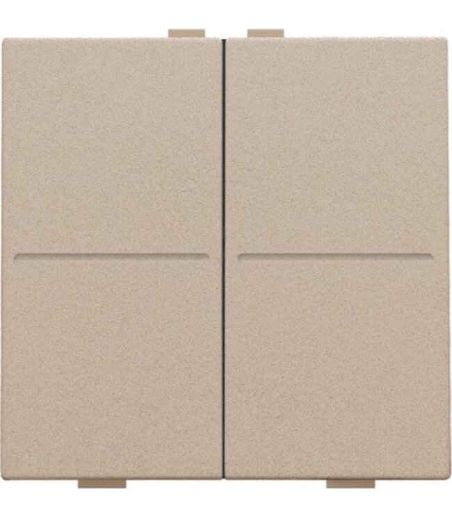 Niko Viervoudige Toets, champagne coated, voor Draadloze bedieningsknop