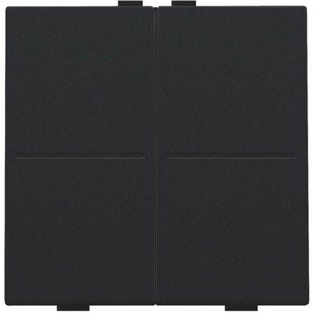 Niko Viervoudige Toets, black coated, voor Draadloze bedieningsknop