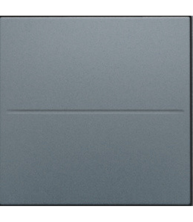 Niko enkelvoudige Toets,alu grey coated, voor Draadloze bedieningsknop