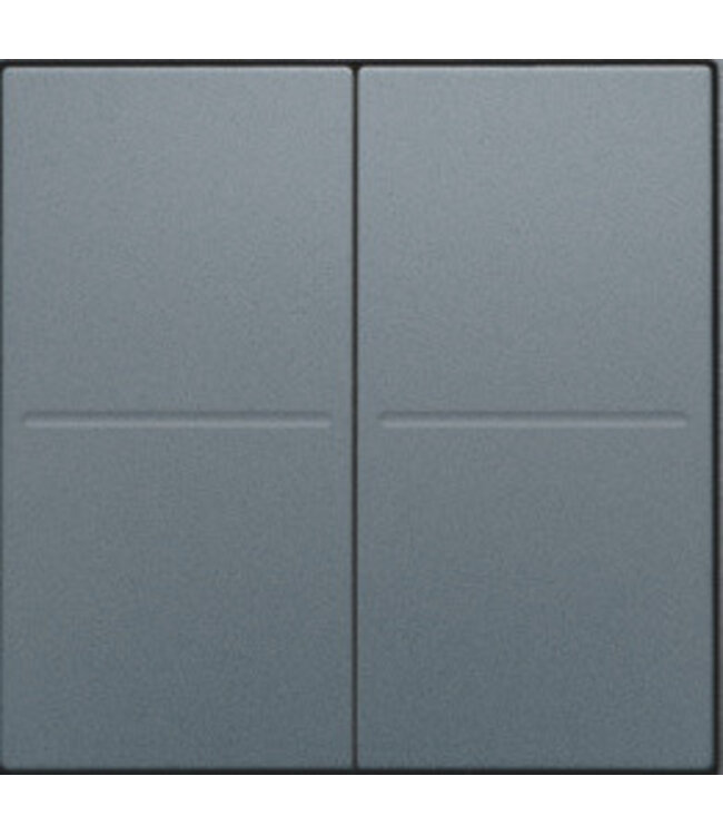 Niko Viervoudige Toets, alu grey steel, voor Draadloze bedieningsknop