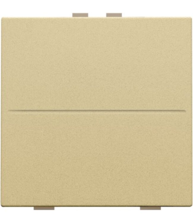 Niko enkelvoudige Toets,alu gold coated, voor Draadloze bedieningsknop