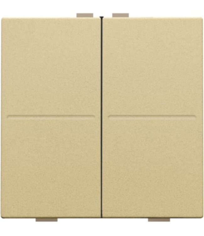 Niko Viervoudige Toets, alu gold steel, voor Draadloze bedieningsknop