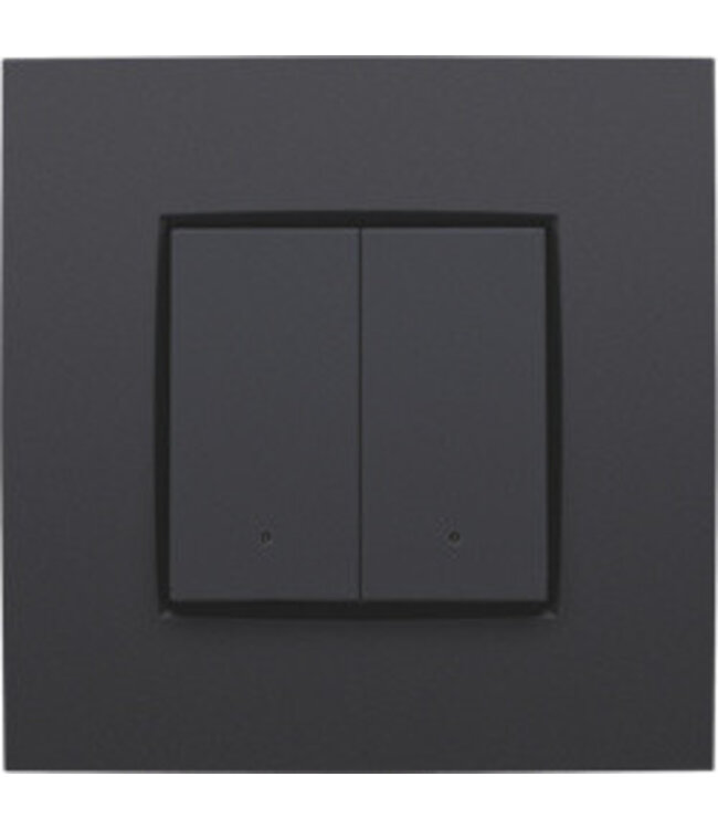 Niko Slimme tweevoudige schakelaar met RF-zender en -ontvanger, 2 x 10 A (totaal max. 16 A) (410-00200)