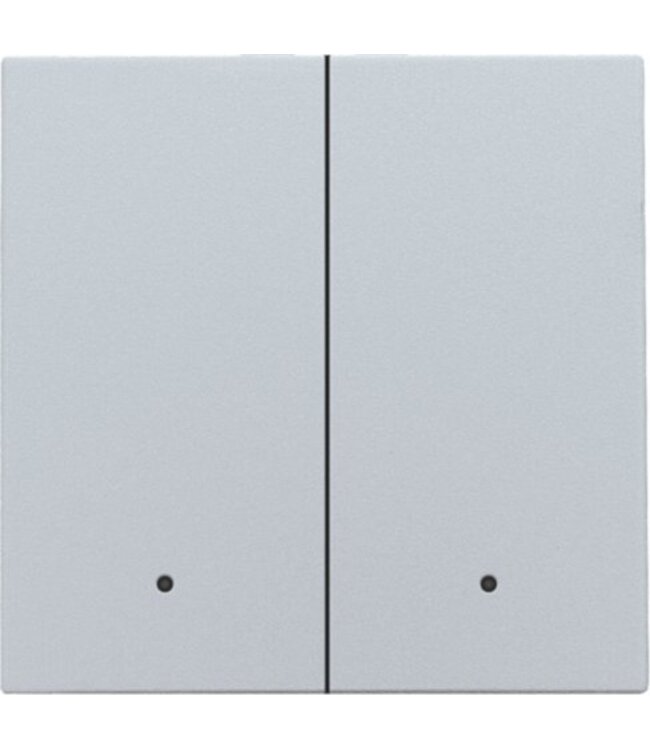 Niko Tweevoudige afwerkingsset met lens voor connected switch, sterling