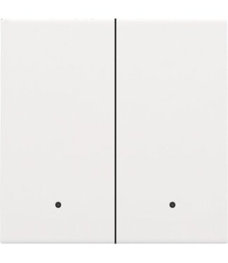 Niko Dubbele afwerkingsset connected switch, white coated