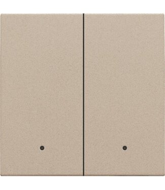 Niko Dubbele afwerkingsset connected switch, champagne