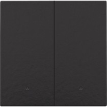 Dubbele afwerkingsset connected switch, Piano Black