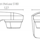 Theben Theben Bewegingsmelder The Luxa S180 BK, zwart