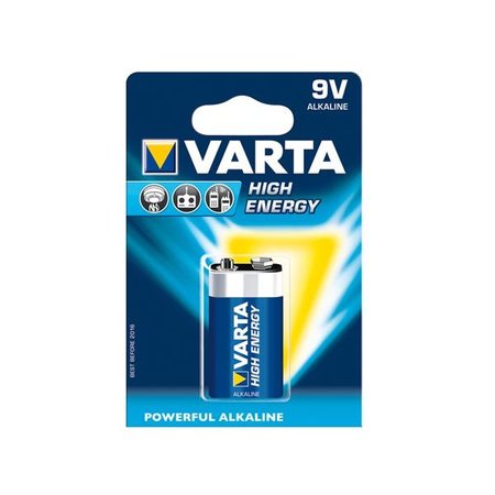 Varta Alkaline  9V blokbatterij-500 mAh