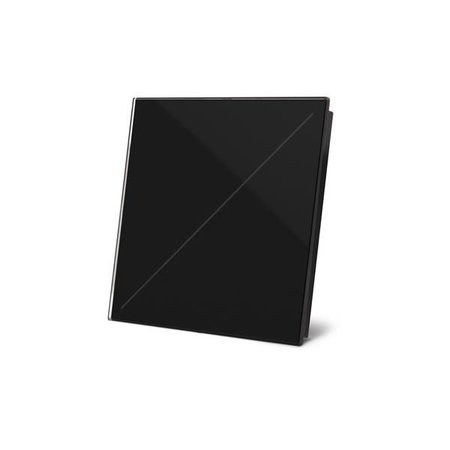 Velbus Velbus Edge Lit mat zwarte glazen bedieningsmodule  met 2 toetsen