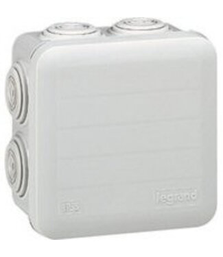 Legrand Aftakdoos Plexo, 8x8cm, 7 ingangen