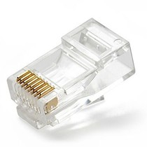 RJ45 UTP Cat 6 connector, per stuk