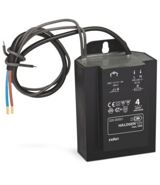 Niko Gewikkelde 35W-transformator met draadaansluitingen Niko Gewikkelde 35W-transformator met draadaansluitingen