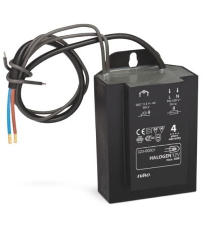 Niko Niko Gewikkelde 35W-transformator met draadaansluitingen