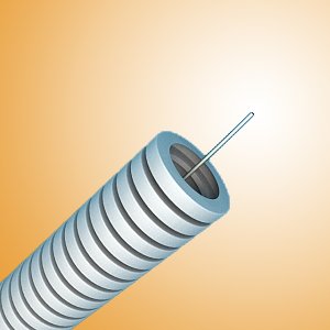 Flexibele buis met trekdraad